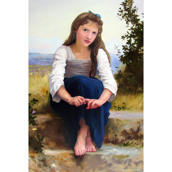 Bouguereau Painting Pastiche by Charles C. Clear III