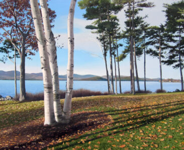 Lake Winnipesaukee New Hampshire Painting by Artist Charles C. Clear III