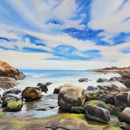 Paradise Found Seascape Painting by Rhode Island Artist Charles C. Clear III